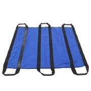 Double-person transfer bearing belt over bed transfer lift leg turn-over transfer belt reinforcement good bearing capacity lifting pad turn-over pad-blue
